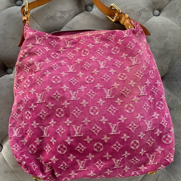 🚫⛔️SOLD⛔️🚫Louis Vuitton PINK MONOGRAM DENIM bag - Picture 5 of 8
